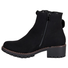 Botas negras de tacón negro 3