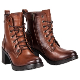 Botas vinceza cordones marrones marrón 7