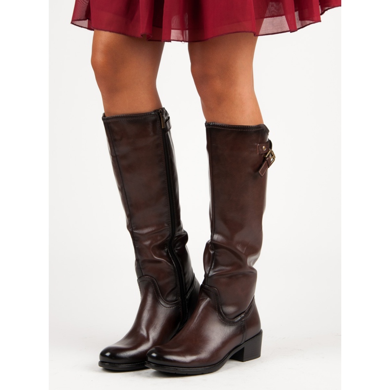 Botas marrones de VINCEZA marrón 1 Botas marrones de VINCEZA marrón 1