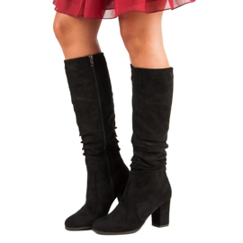 Botas clásicas de mujer. negro 1