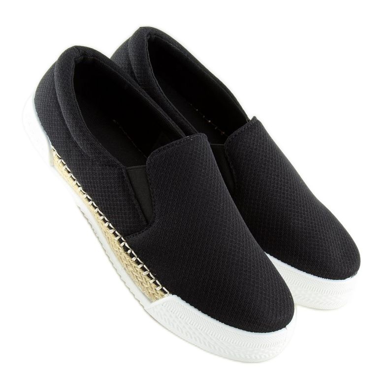 Zapatillas slip-on negro 15691A Negro 1