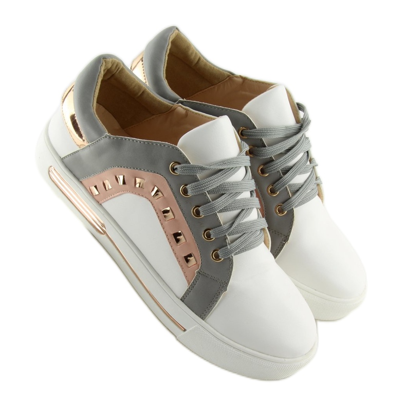 Deportivas Mujer BH-115 Gris blanco 1 Deportivas Mujer BH-115 Gris blanco 1