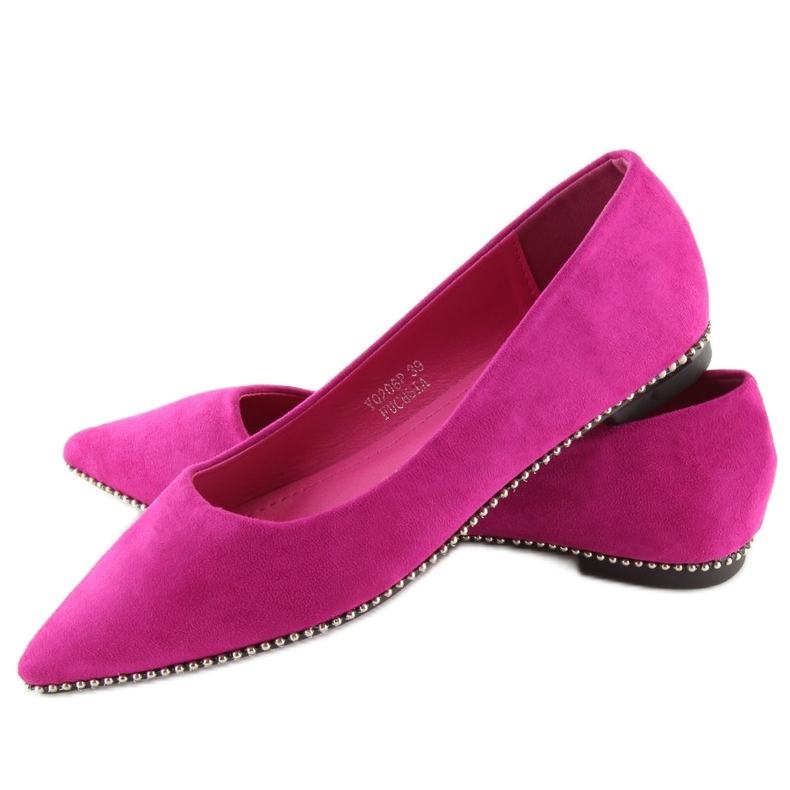 Bailarinas fucsia YQ206 Fucsia rosa 1