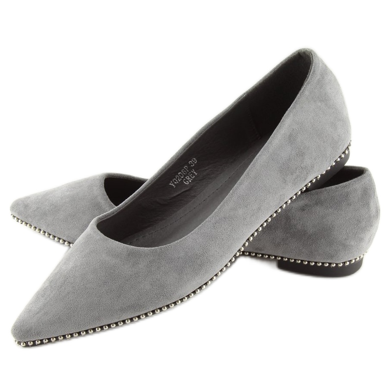 Bailarinas grises para mujer YQ206 gris 1