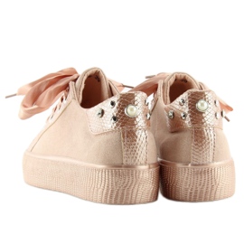 Deportivas mujer rosa BS096 BAS-1 Champagne rosado 1