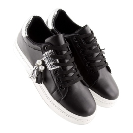 Deportivas negras de mujer 88038 NEGRO/BLANCO 1