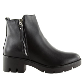 Botas negras con suela gruesa NC692 negro 1
