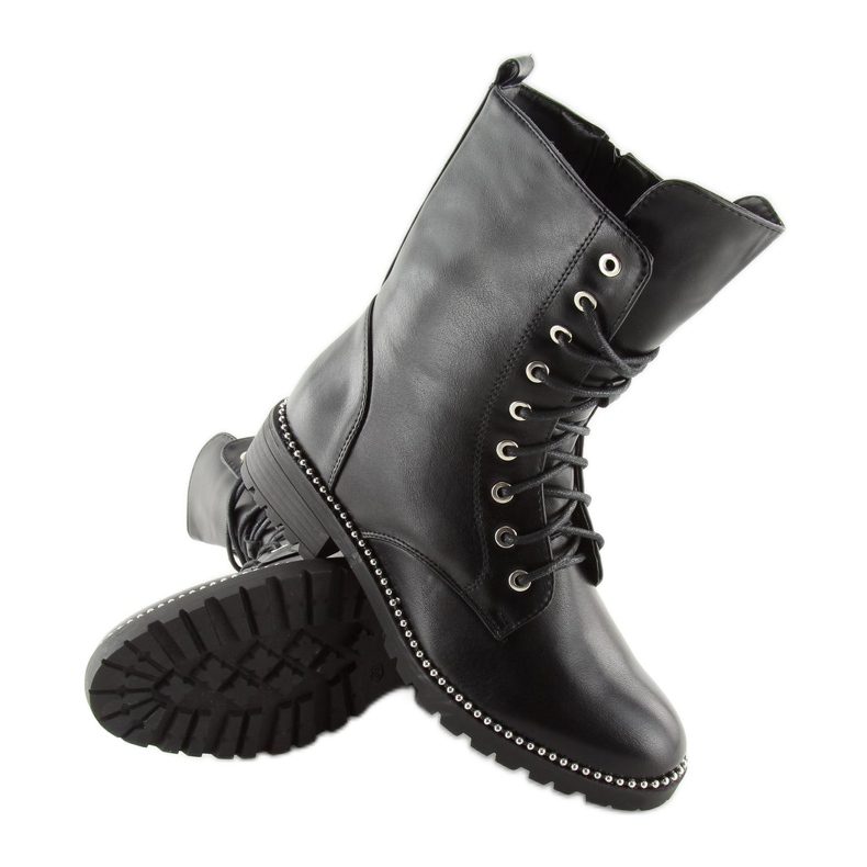 Botas de trabajo negras para mujer NC238 Black negro 2