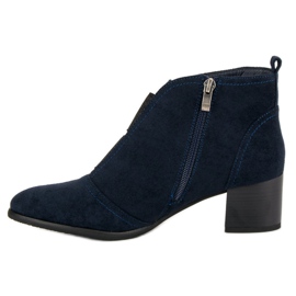 Filippo Botas azul marino con estilo 4