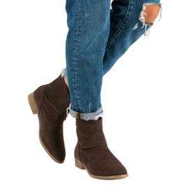 L&H Botas de ante marrón 4
