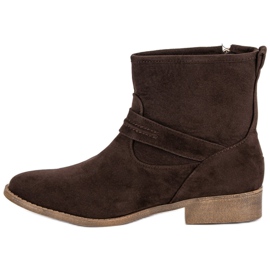 L&H Botas de ante marrón 1