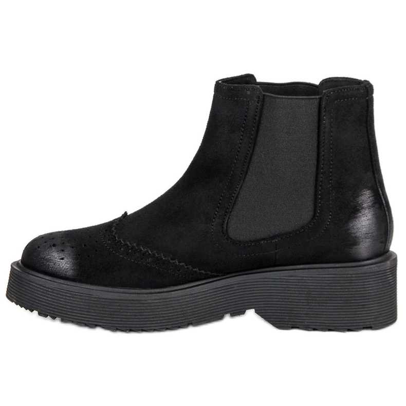 Corina Cómodas botas de ante negro 1