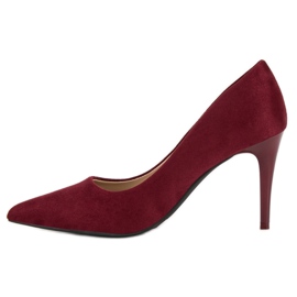 Tacones vinceza ante burdeos rojo 4