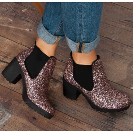Corina Botas de moda de Jodhpur violeta 4