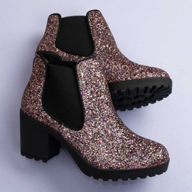 Corina Botas de moda de Jodhpur violeta 5