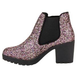 Corina Botas de moda de Jodhpur violeta 8