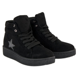 Mckeylor Zapatillas deportivas de ante negro 7