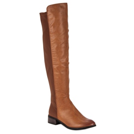 Corina Botas marrones arriba de la rodilla marrón 3