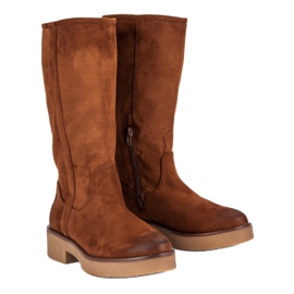 Corina Botas de gamuza para mujer marrón 5