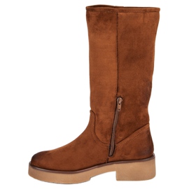 Corina Botas de gamuza para mujer marrón 4