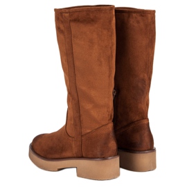 Corina Botas de gamuza para mujer marrón 6