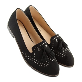 Mocasines mujer negros 22-05 Negro 1