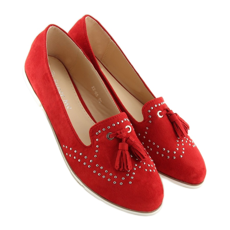 Mocasines Mujer Rojo 22-05 Rojo 1 Mocasines Mujer Rojo 22-05 Rojo 1