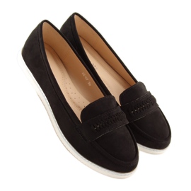Mocasines de mujer negros 22-07 Negro 2