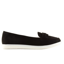 Mocasines de mujer negros 22-07 Negro 3