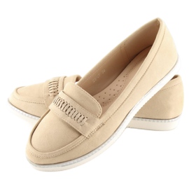 Mocasines beige mujer 22-07 Beige 1 Mocasines beige mujer 22-07 Beige 1