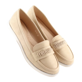 Mocasines beige mujer 22-07 Beige 2 Mocasines beige mujer 22-07 Beige 2
