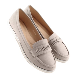 Mocasines grises para mujer 22-07 Gris 2