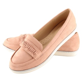 Mocasines de mujer rosa 22-07 Rosa rosado 1