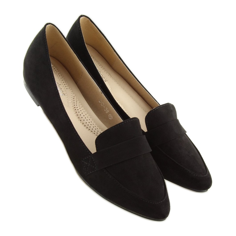 Mocasines negro almendra DO-38 negro 1