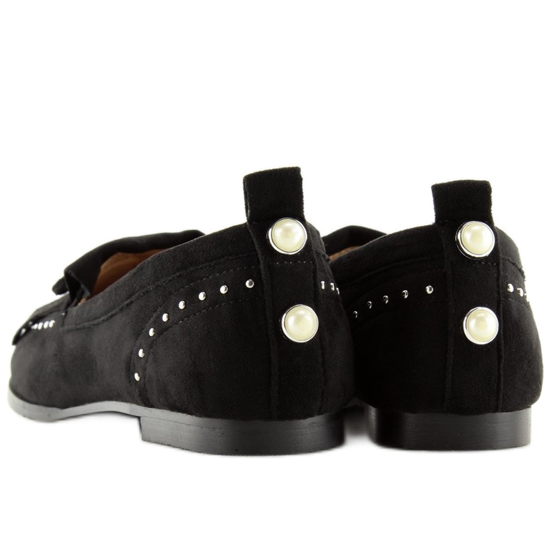 Black Mocasines negros de mujer G242 Black 2