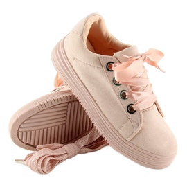 Pink H99-23 Zapatillas rosa con cintas rosado 1 Pink H99-23 Zapatillas rosa con cintas rosado 1