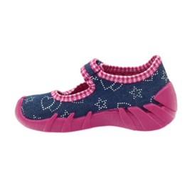 Calzado infantil befado zapatillas 109p164 gris rosado azul marino 2