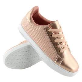 Zapatillas rosa de mujer KK-142 rosado 3