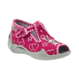 Calzado infantil befado zapatillas 213p105 gris rosa 1