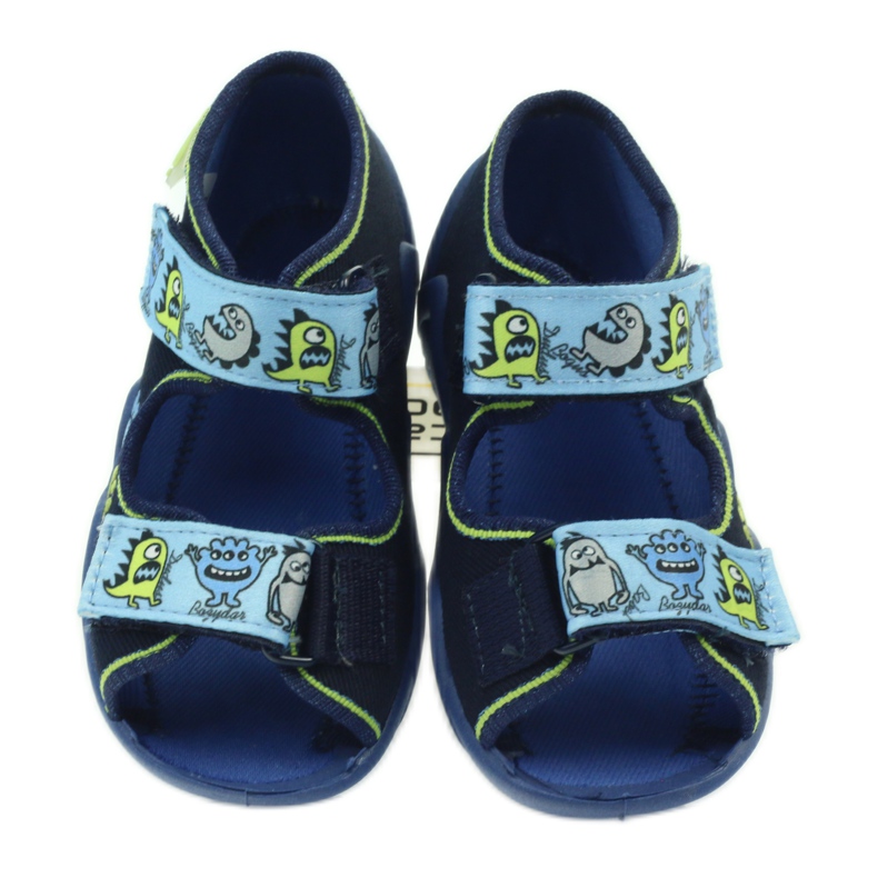 Befado calzado infantil sandalias zapatillas 250P076 azul verde azul marino 4