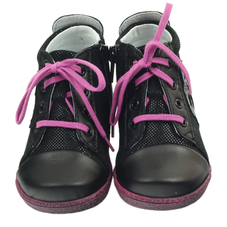 Zapatos infantiles de piel negros RenBut 3