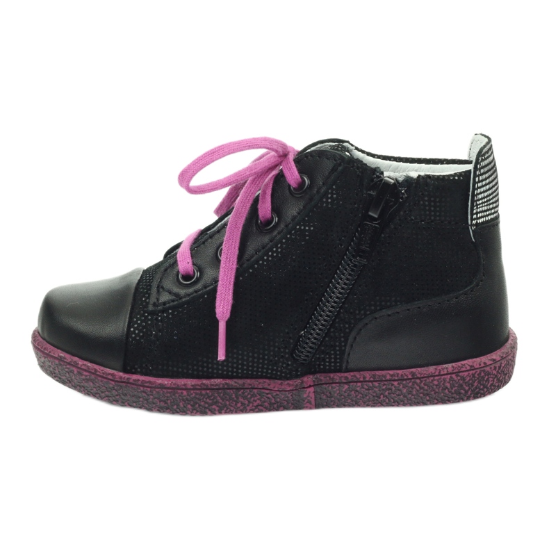 Zapatos infantiles de piel negros RenBut 2