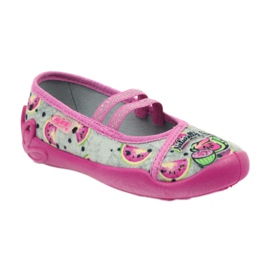 Befado calzado infantil bailarinas zapatillas 116x231 gris verde rosa 2