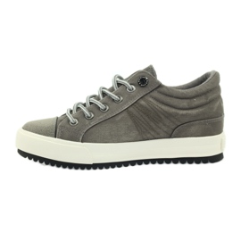 Zapatillas de cuña Big Star 274500 gris 2