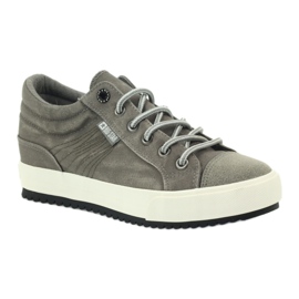 Zapatillas de cuña Big Star 274500 gris 1