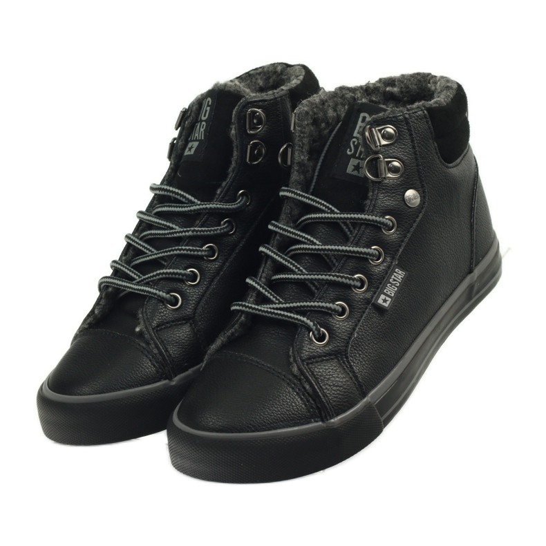 Zapatillas deportivas con pelo Big Star negro 4