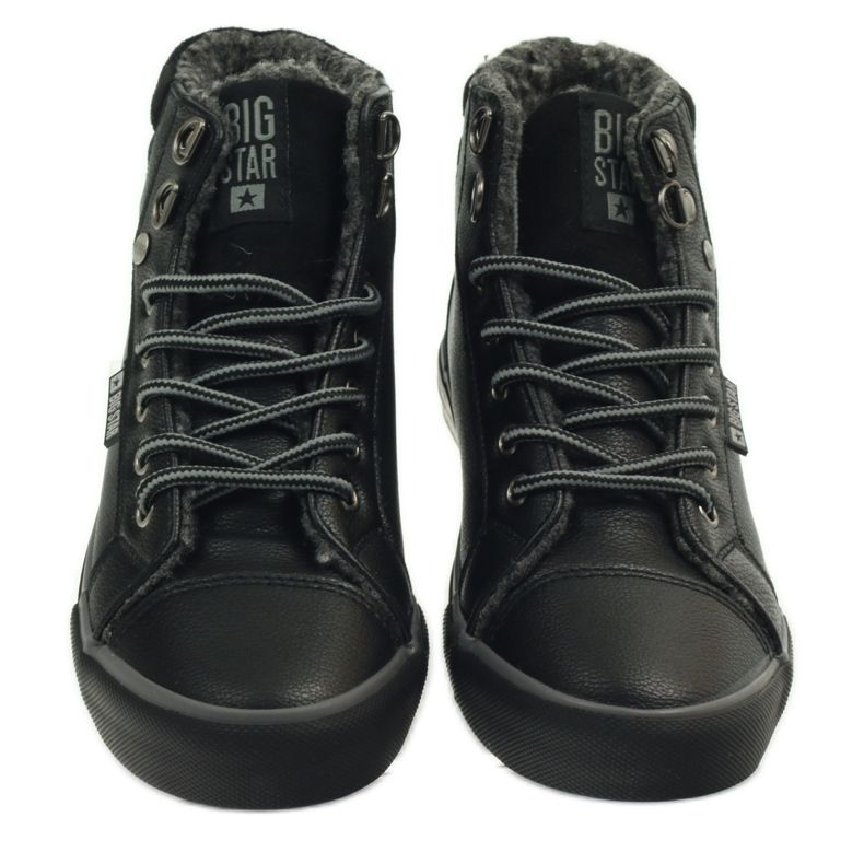 Zapatillas deportivas con pelo Big Star negro 3