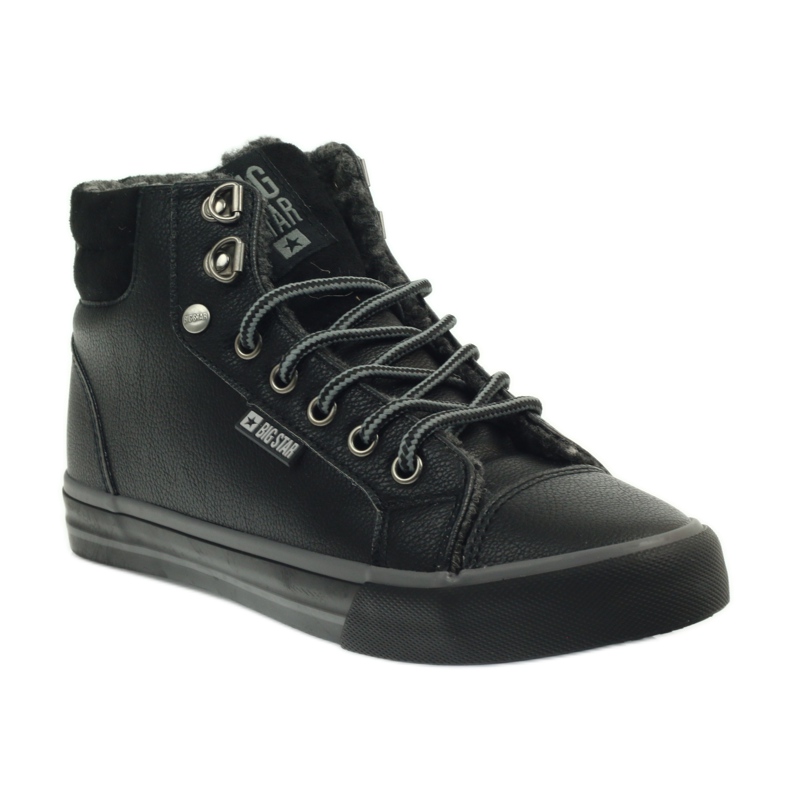Zapatillas deportivas con pelo Big Star negro 1