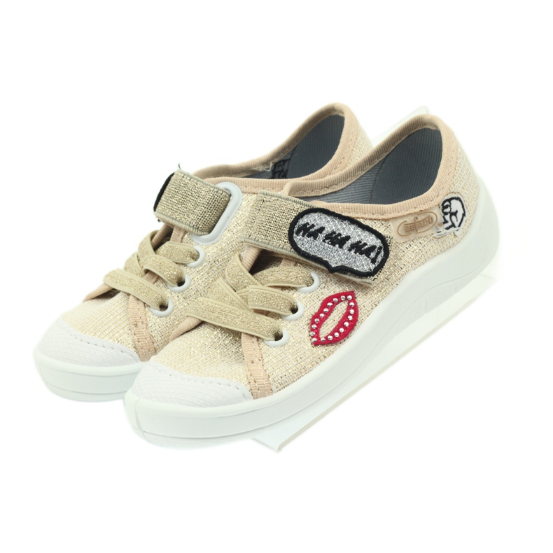 Calzado infantil befado, sneakers 251x098 gris amarillo rojo 5