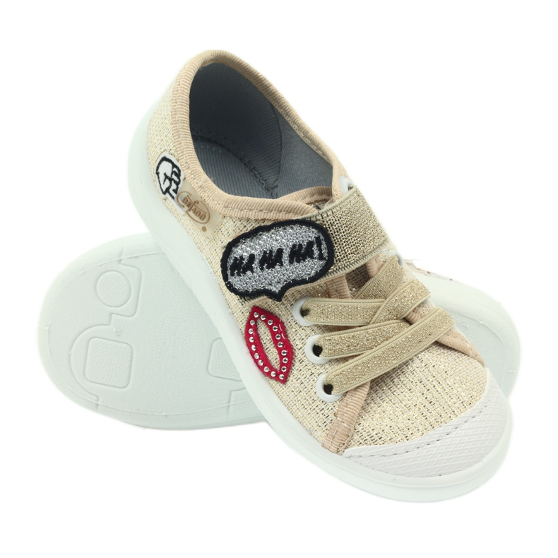 Calzado infantil befado, sneakers 251x098 gris amarillo rojo 3